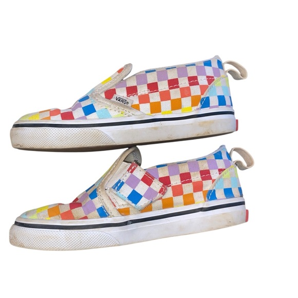 Vans Other - Vans Kids Checkerboard Slip-On Shoes - Multicolor